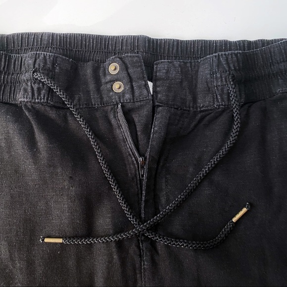 Linen Blend Joggers - Picture 3 of 5